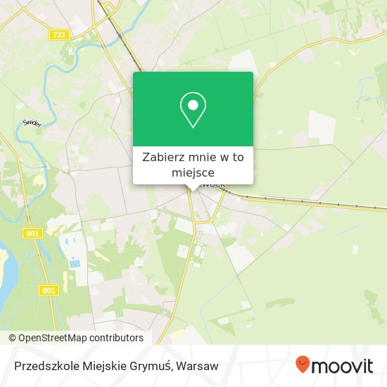 Mapa Przedszkole Miejskie Grymuś