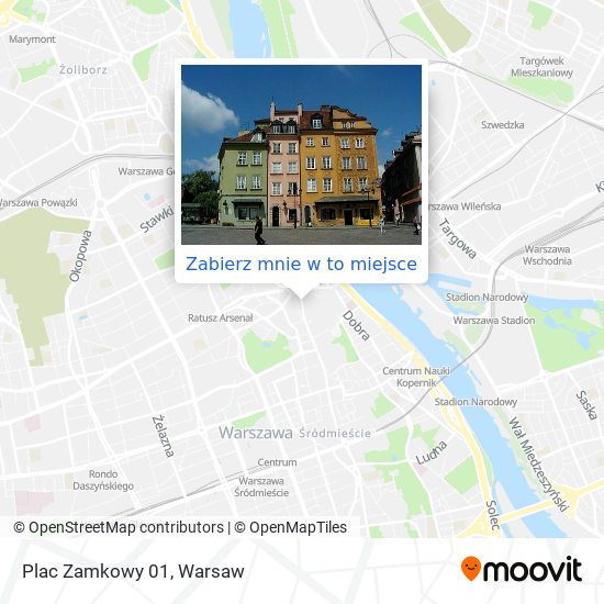 Mapa Plac Zamkowy 01