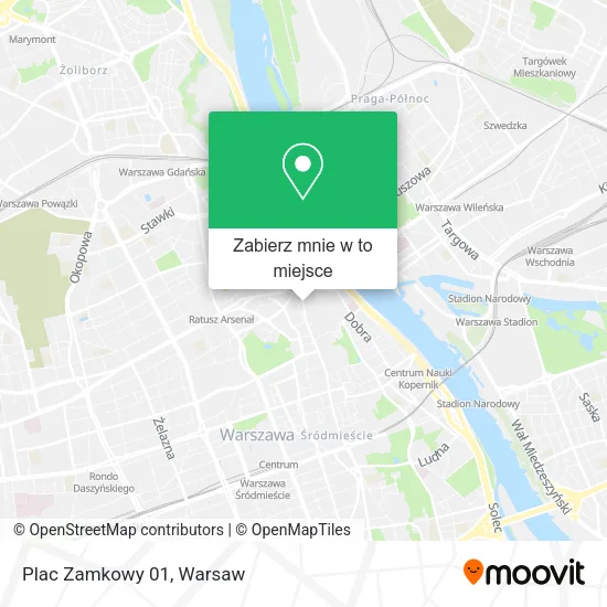 Mapa Plac Zamkowy 01