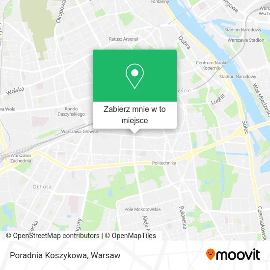 Mapa Poradnia Koszykowa