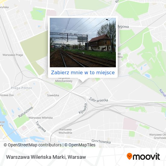 Mapa Warszawa Wileńska Marki