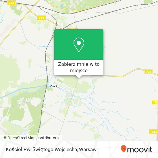 Mapa Kościół Pw. Świętego Wojciecha