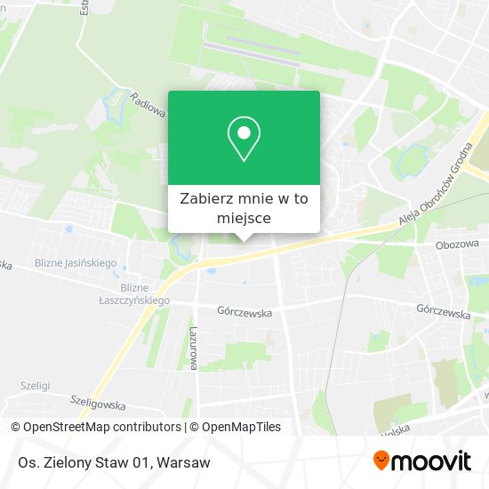 Mapa Os. Zielony Staw 01