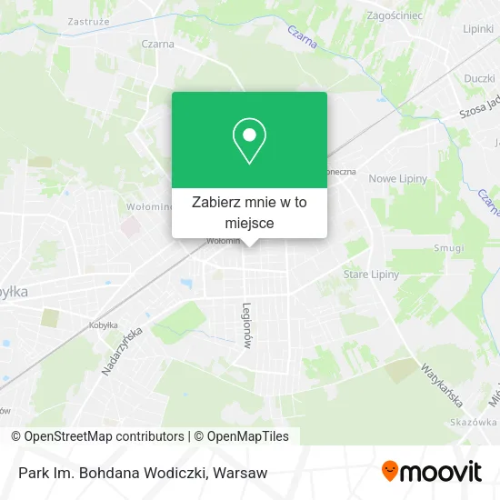 Mapa Park Im. Bohdana Wodiczki