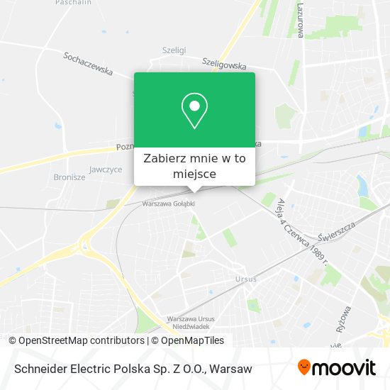 Mapa Schneider Electric Polska Sp. Z O.O.