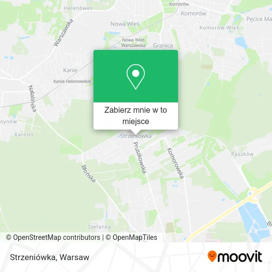 Mapa Strzeniówka