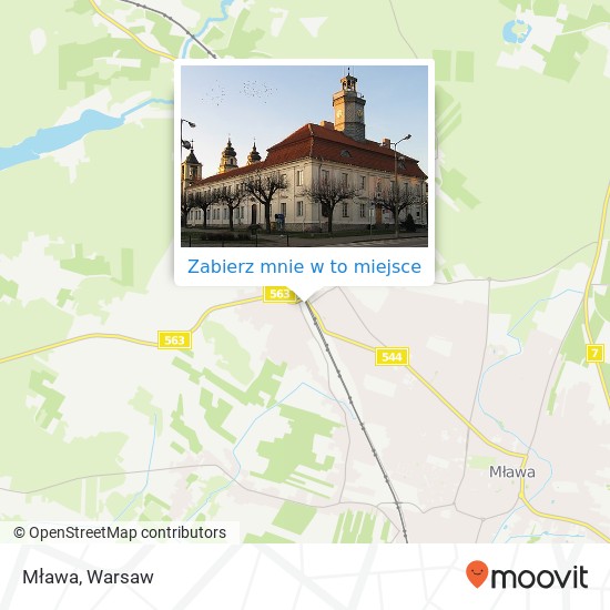 Mapa Mława