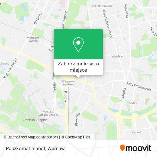 Mapa Paczkomat Inpost