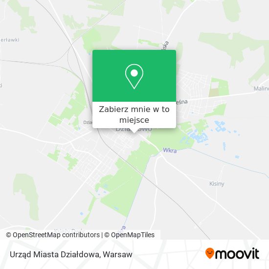 Mapa Urząd Miasta Działdowa