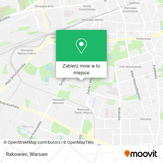 Mapa Rakowiec
