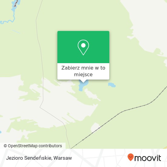 Mapa Jezioro Sendeńskie