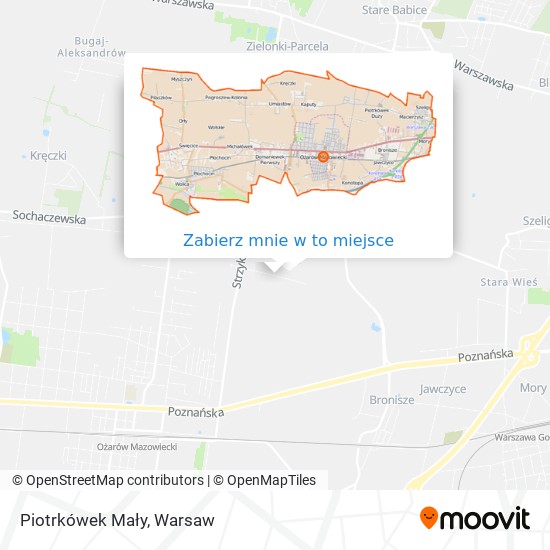 Mapa Piotrkówek Mały