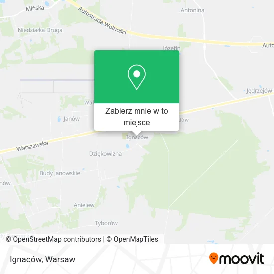 Mapa Ignaców