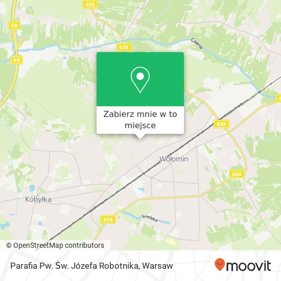 Mapa Parafia Pw. Św. Józefa Robotnika