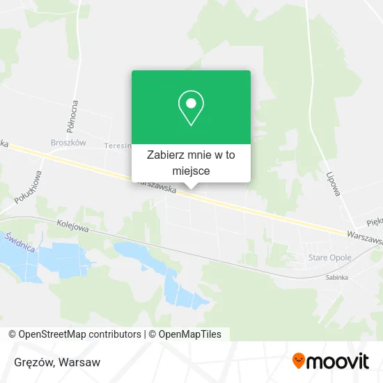 Mapa Gręzów