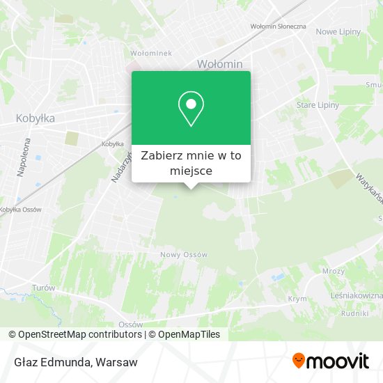 Mapa Głaz Edmunda