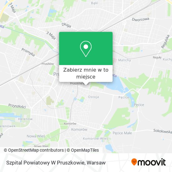 Mapa Szpital Powiatowy W Pruszkowie