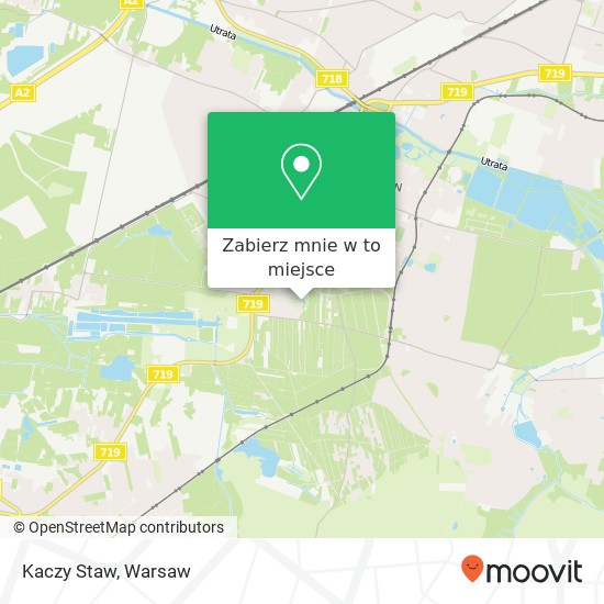 Mapa Kaczy Staw