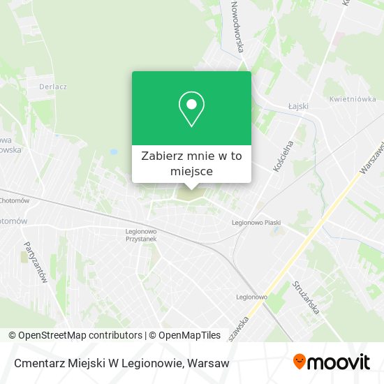 Mapa Cmentarz Miejski W Legionowie