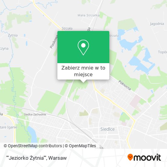 Mapa ""Jeziorko Żytnia""