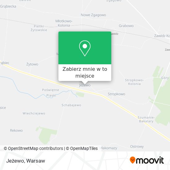 Mapa Jeżewo