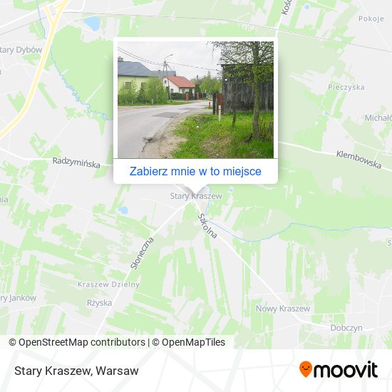 Mapa Stary Kraszew