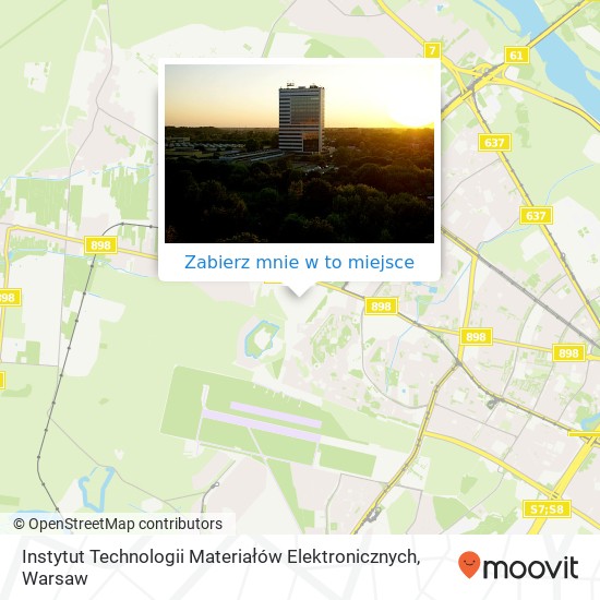 Mapa Instytut Technologii Materiałów Elektronicznych