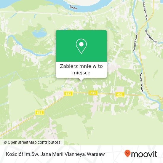 Mapa Kościół Im.Św. Jana Marii Vianneya