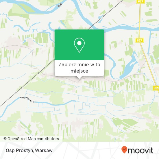 Mapa Osp Prostyń