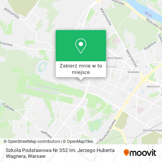 Mapa Szkoła Podstawowa Nr 352 Im. Jerzego Huberta Wagnera