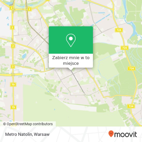 Mapa Metro Natolin