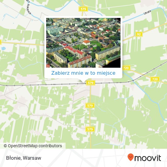 Mapa Błonie