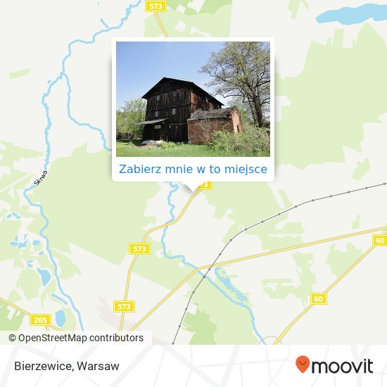 Mapa Bierzewice