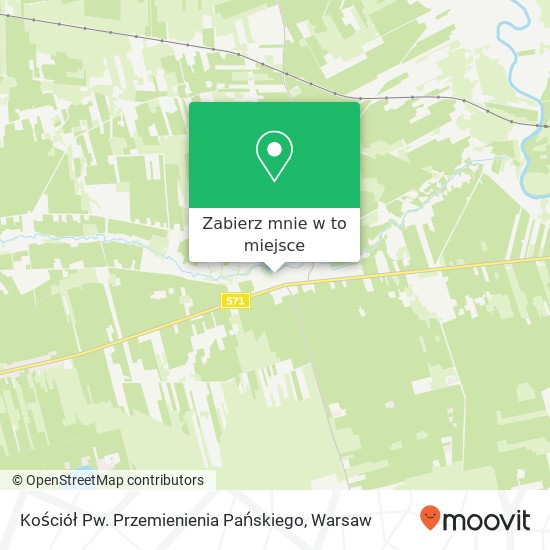 Mapa Kościół Pw. Przemienienia Pańskiego