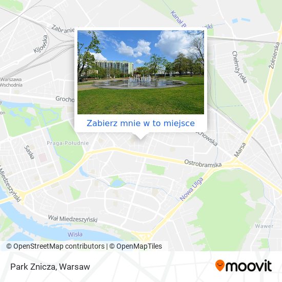 Mapa Park Znicza