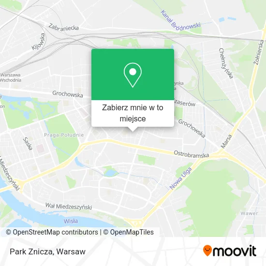 Mapa Park Znicza
