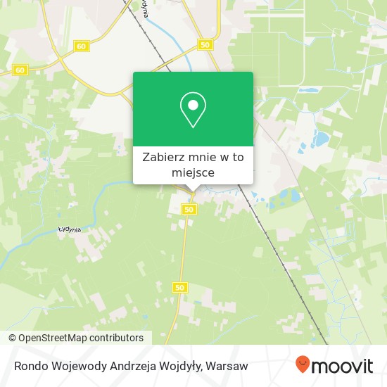 Mapa Rondo Wojewody Andrzeja Wojdyły