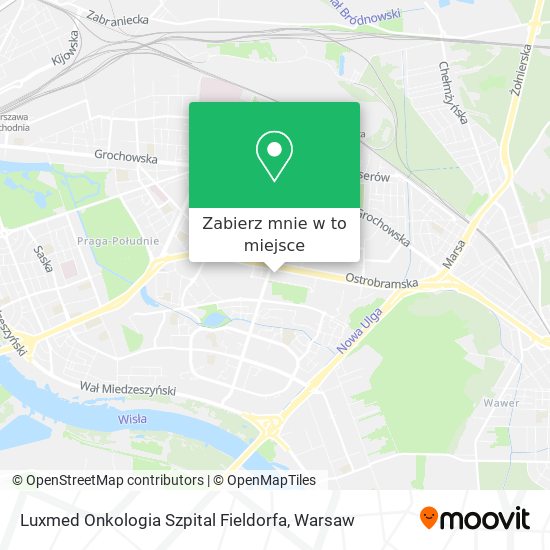 Mapa Luxmed Onkologia Szpital Fieldorfa