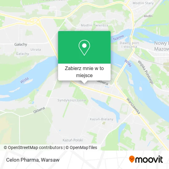 Mapa Celon Pharma
