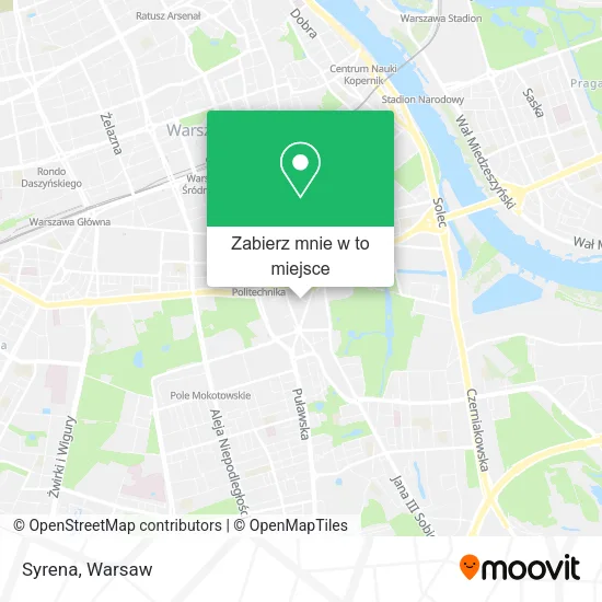 Mapa Syrena