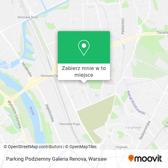 Mapa Parking Podziemny Galeria Renova