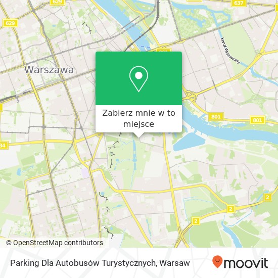 Mapa Parking Dla Autobusów Turystycznych