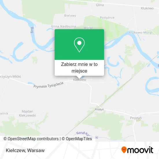 Mapa Kiełczew