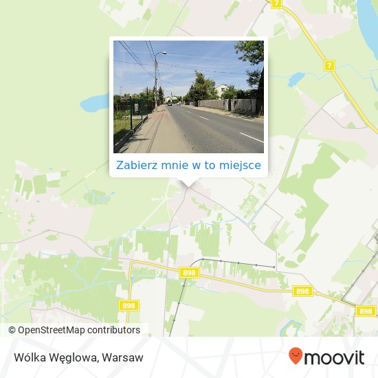 Mapa Wólka Węglowa