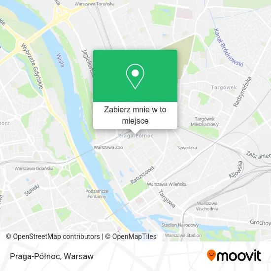 Mapa Praga-Północ