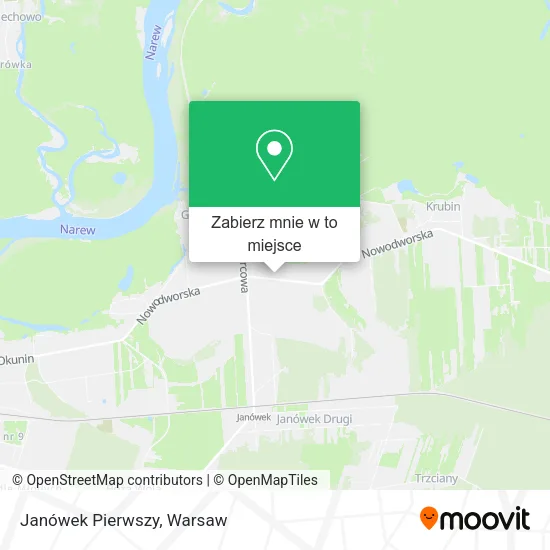Mapa Janówek Pierwszy