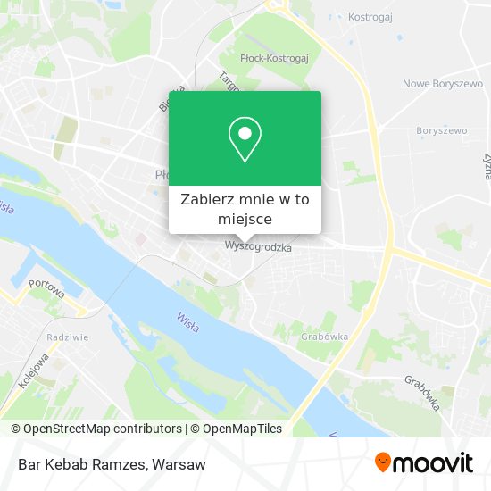 Mapa Bar Kebab Ramzes