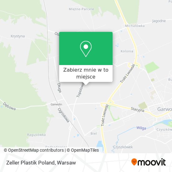 Mapa Zeller Plastik Poland