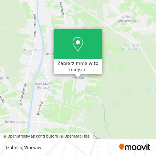 Mapa Izabelin