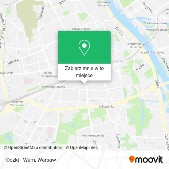 Mapa Oczki - Wum
